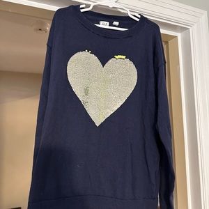 EUC XL gap kids sequin sweater